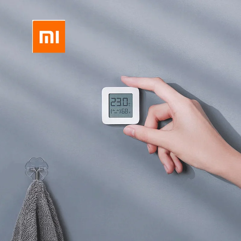 Xiaomi Mijia Bluetooth Термометр 2 Беспроводных Смарт-ЖК-Дисплея Электрический Цифровой Гигрометр Мини-Измеритель Влажности Комнатной Температуры Датчик